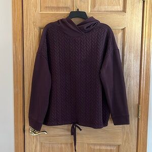 Women's Purple Hooded Top